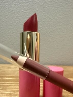 Estee Lauder-2pc Lipstick & Lip Liner Duo (Rebellious Rose 🌹🩷)